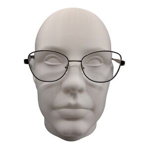 Enhance 4254 Gold Black Cat Eye Eyeglasses Frames 53-18-143 Mens Womens